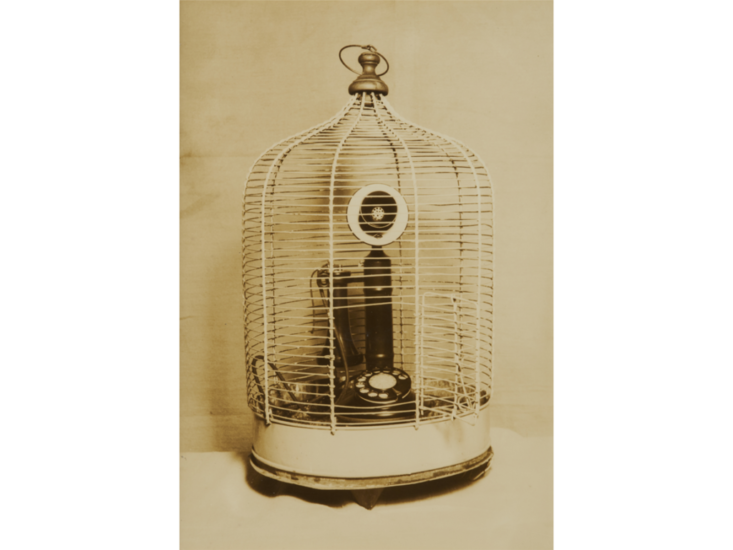 山本悍右　Buddhist Temple's Bird Cage　1940　