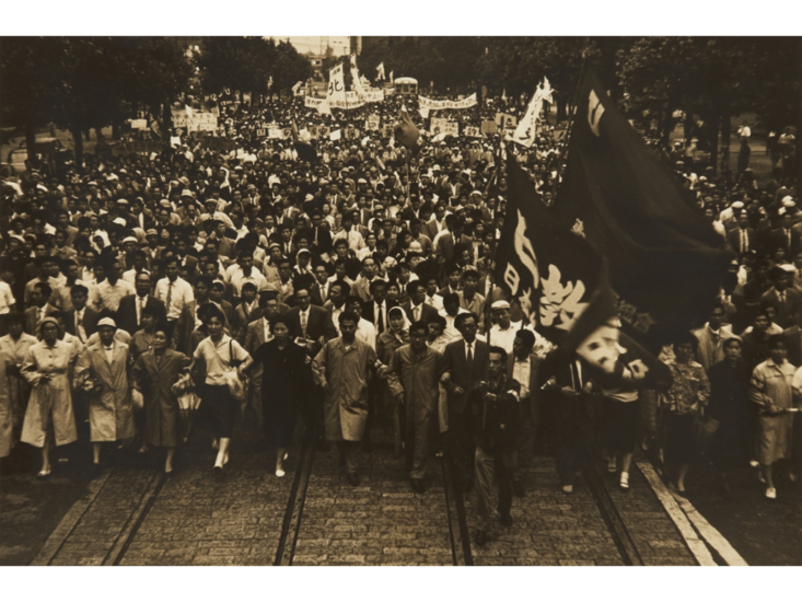 濱谷浩　"June 22, 1960" from the series "A Chronicle of Grief and Anger"　1960