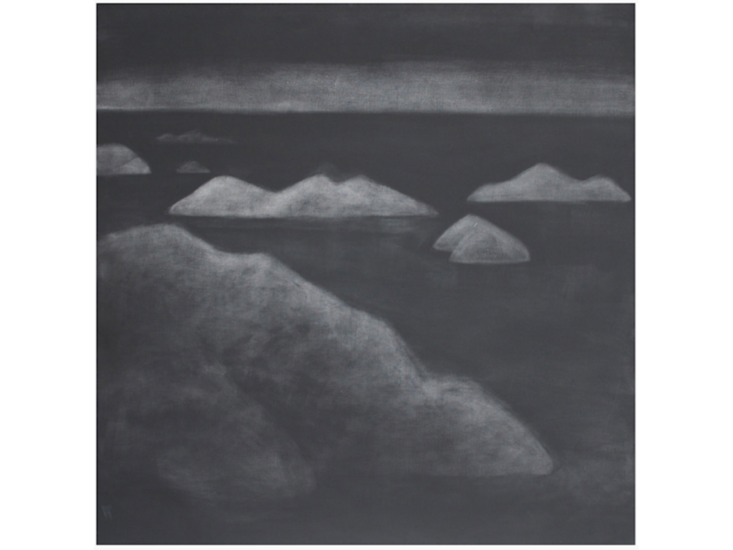 Silke Otto-Knapp　Islands (Black Sky)　2014